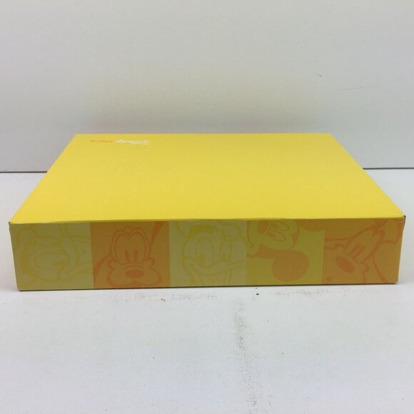 Vintage 90s Disney Store Mickey Pluto Donald Goofy Yellow Shopping Gift Box - Picture 9 of 10